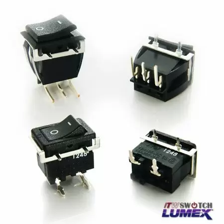 Кулисные переключатели - Кулисные переключатели можно приобрести на сайтеITW Lumex Switch.